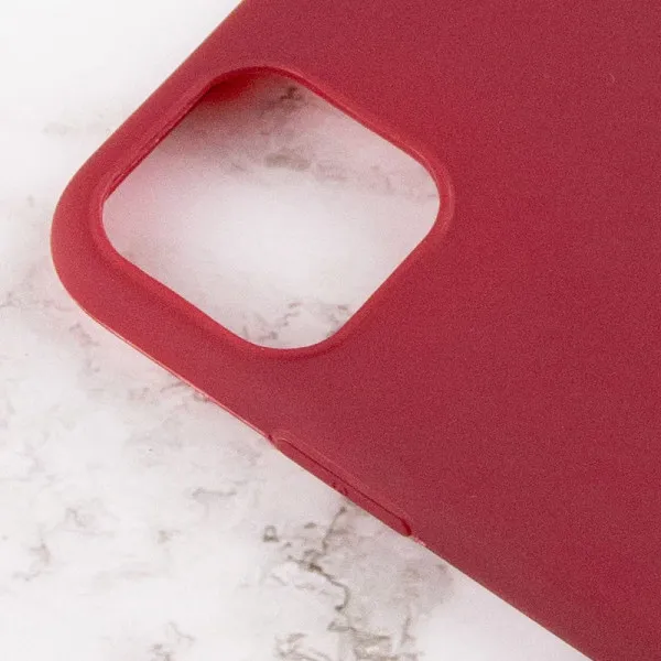 Силиконовый чехол Candy для Apple iPhone 14 Plus (6.7") — Бордовый — фото 3 Силиконовый чехол Candy для Apple iPhone 14 Plus (6.7") — Бордовый — фото 3