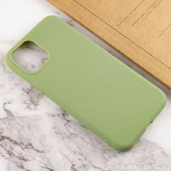 Силиконовый чехол Candy для Apple iPhone 14 Plus (6.7") — Фисташковый — фото 4 Силиконовый чехол Candy для Apple iPhone 14 Plus (6.7") — Фисташковый — фото 4