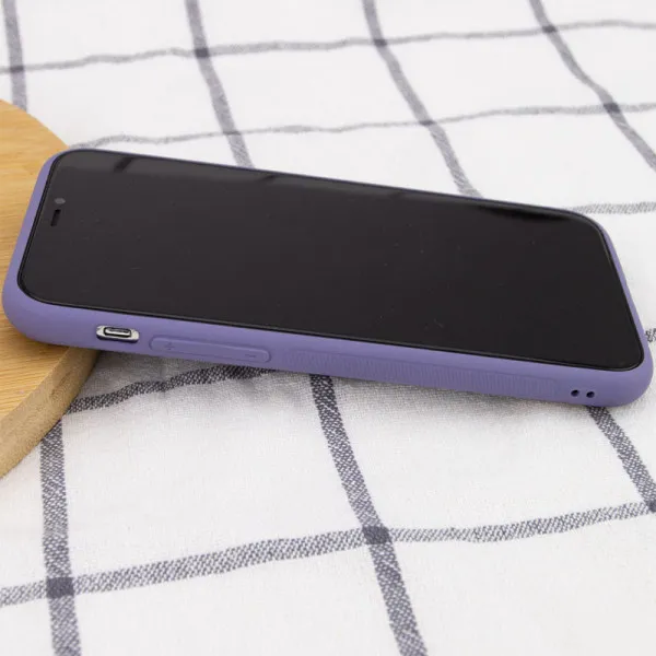 Кожаный чехол Xshield для Apple iPhone 14 Plus (6.7") — Серый — фото 4