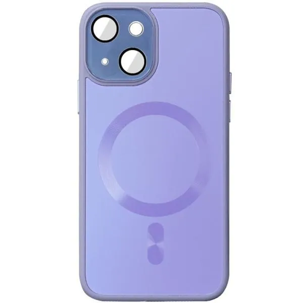 Чохол TPU+Glass Sapphire Midnight with Magnetic Fit для Apple iPhone 15 Plus (6.7") — Бузковий — фото 4 Чохол TPU+Glass Sapphire Midnight with Magnetic Fit для Apple iPhone 15 Plus (6.7") — Бузковий — фото 4