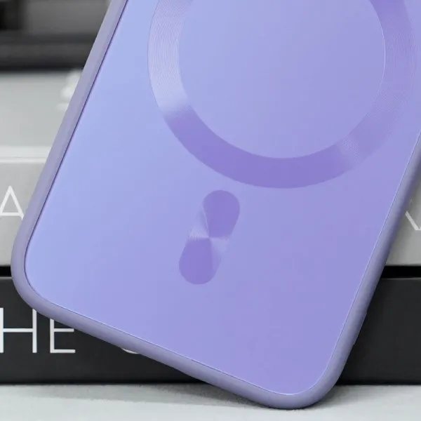 Чохол TPU+Glass Sapphire Midnight with Magnetic Fit для Apple iPhone 15 Plus (6.7") — Бузковий — фото 1 Чохол TPU+Glass Sapphire Midnight with Magnetic Fit для Apple iPhone 15 Plus (6.7") — Бузковий — фото 1