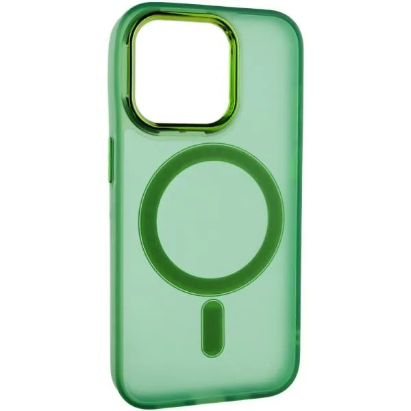 Чохол TPU+PC Lily with Magnetic Fit для Apple iPhone 15 Pro Max (6.7") — Хакі — фото 2 Чохол TPU+PC Lily with Magnetic Fit для Apple iPhone 15 Pro Max (6.7") — Хакі — фото 2