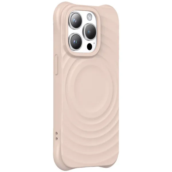Чохол TPU Orbit with Magnetic Fit для Apple iPhone 15 Pro Max (6.7") — Рожевий — фото 1