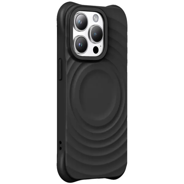 Чохол TPU Orbit with Magnetic Fit для Apple iPhone 15 Pro Max (6.7") — Чорний — фото 1 Чохол TPU Orbit with Magnetic Fit для Apple iPhone 15 Pro Max (6.7") — Чорний — фото 1