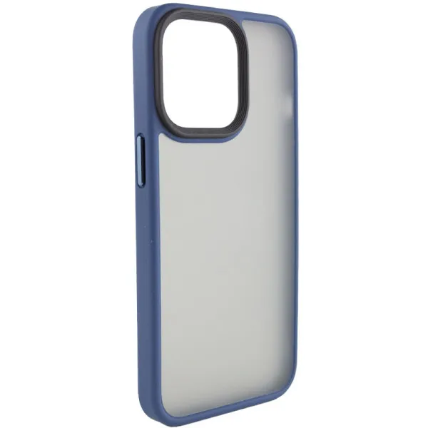 TPU+PC чохол Metal Buttons для Apple iPhone 15 Pro Max (6.7") — Синій — фото 2 TPU+PC чохол Metal Buttons для Apple iPhone 15 Pro Max (6.7") — Синій — фото 2