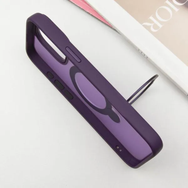 Чохол Ummi Colorful with Magnetic Fit HQ Ring для Apple iPhone 15 Pro (6.1") — Фіолетовий — фото 4 Чохол Ummi Colorful with Magnetic Fit HQ Ring для Apple iPhone 15 Pro (6.1") — Фіолетовий — фото 4