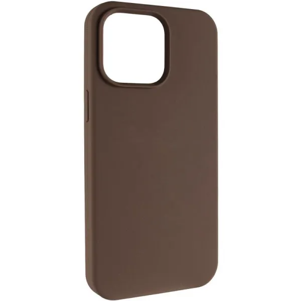 Чохол Silk (AA) NO LOGO with Magnetic Fit для Apple iPhone 15 Pro (6.1") — Коричневий Чохол Silk (AA) NO LOGO with Magnetic Fit для Apple iPhone 15 Pro (6.1") — Коричневий