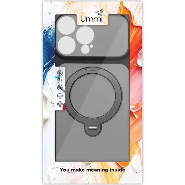 Чохол Ummi Full Camera with Magnetic Fit HQ Ring для Apple iPhone 15 Pro (6.1") — Чорний — фото 2 Чохол Ummi Full Camera with Magnetic Fit HQ Ring для Apple iPhone 15 Pro (6.1") — Чорний — фото 2