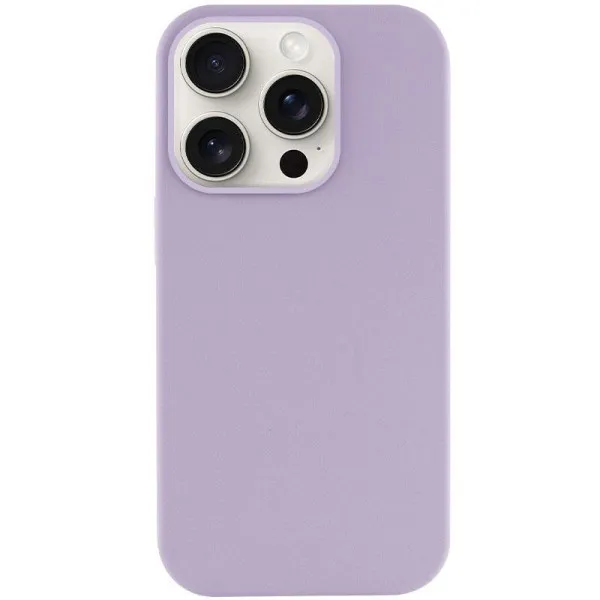 Чехол Silk (AA) NO LOGO with Magnetic Fit для Apple iPhone 15 Pro (6.1") — Сиреневый — фото 2 Чехол Silk (AA) NO LOGO with Magnetic Fit для Apple iPhone 15 Pro (6.1") — Сиреневый — фото 2