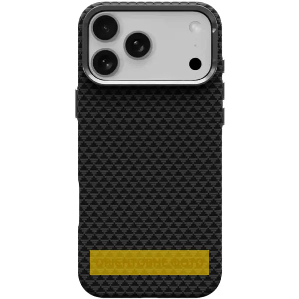 Чехол TPU+PC KVZV Triangular Pattern with Magnetic Fit для Apple iPhone 15 Pro (6.3") — Черный — фото 5 Чехол TPU+PC KVZV Triangular Pattern with Magnetic Fit для Apple iPhone 15 Pro (6.3") — Черный — фото 5