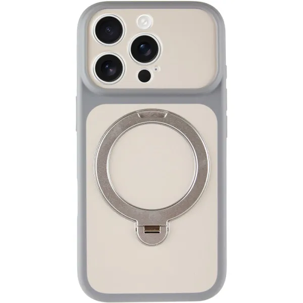 Чохол Ummi Full Camera with Magnetic Fit HQ Ring для Apple iPhone 15 Pro (6.1") — Сірий — фото 2 Чохол Ummi Full Camera with Magnetic Fit HQ Ring для Apple iPhone 15 Pro (6.1") — Сірий — фото 2