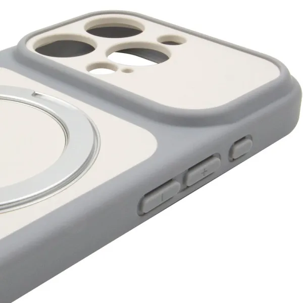 Чохол Ummi Full Camera with Magnetic Fit HQ Ring для Apple iPhone 15 Pro (6.1") — Сірий — фото 4 Чохол Ummi Full Camera with Magnetic Fit HQ Ring для Apple iPhone 15 Pro (6.1") — Сірий — фото 4