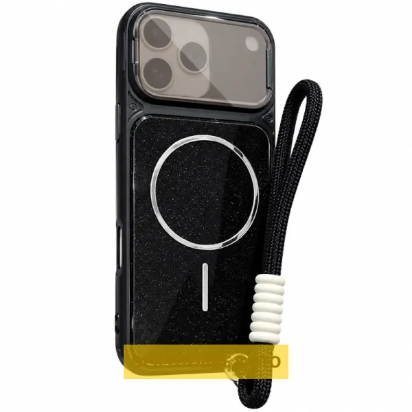 Чохол TPU+PC Pacific with Magnetic Fit and straps для Apple iPhone 15 Pro (6.1") — Чорний — фото 1 Чохол TPU+PC Pacific with Magnetic Fit and straps для Apple iPhone 15 Pro (6.1") — Чорний — фото 1