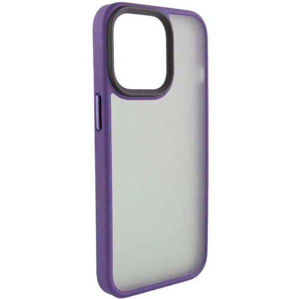 TPU+PC чехол Metal Buttons для Apple iPhone 15 (6.1") — Темно-Фиолетовый — фото 2 TPU+PC чехол Metal Buttons для Apple iPhone 15 (6.1") — Темно-Фиолетовый — фото 2