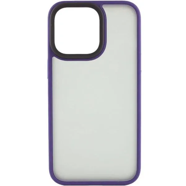 TPU+PC чехол Metal Buttons для Apple iPhone 15 (6.1") — Темно-Фиолетовый — фото 3 TPU+PC чехол Metal Buttons для Apple iPhone 15 (6.1") — Темно-Фиолетовый — фото 3