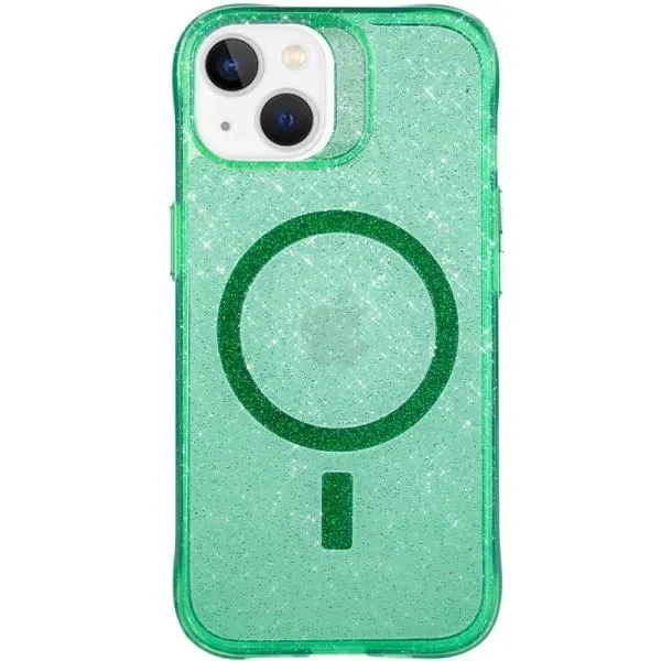 Чохол TPU Radiance with Magnetic Fit для Apple iPhone 15 (6.1") — Зелений — фото 1 Чохол TPU Radiance with Magnetic Fit для Apple iPhone 15 (6.1") — Зелений — фото 1