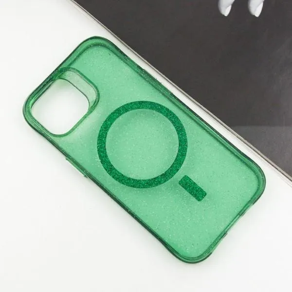 Чохол TPU Radiance with Magnetic Fit для Apple iPhone 15 (6.1") — Зелений — фото 2 Чохол TPU Radiance with Magnetic Fit для Apple iPhone 15 (6.1") — Зелений — фото 2