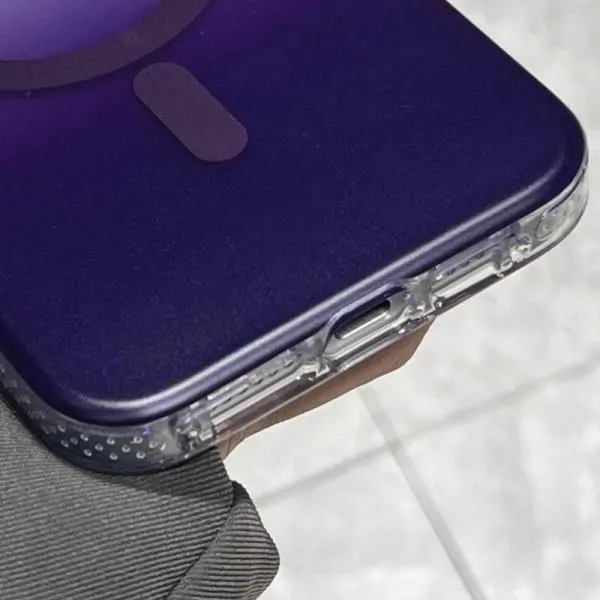 Чехол TPU+PC Phantom with Magnetic Fit для Apple iPhone 15 (6.1") — Фиолетовый — фото 2