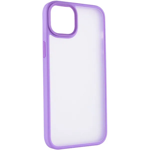 TPU+PC чехол Metal Buttons для Apple iPhone 15 (6.1") — Сиреневый — фото 1 TPU+PC чехол Metal Buttons для Apple iPhone 15 (6.1") — Сиреневый — фото 1