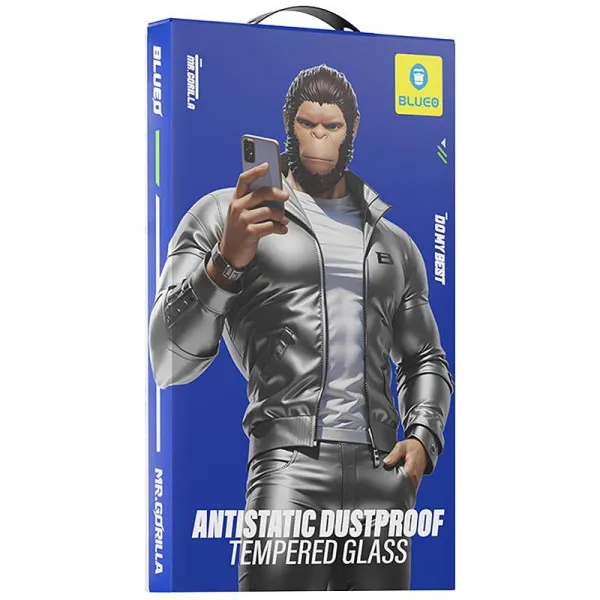 Защитное 2.5D стекло Blueo Full Cover HD для Apple iPhone 15 / 16 (6.1") — Черный — фото 3 Защитное 2.5D стекло Blueo Full Cover HD для Apple iPhone 15 / 16 (6.1") — Черный — фото 3