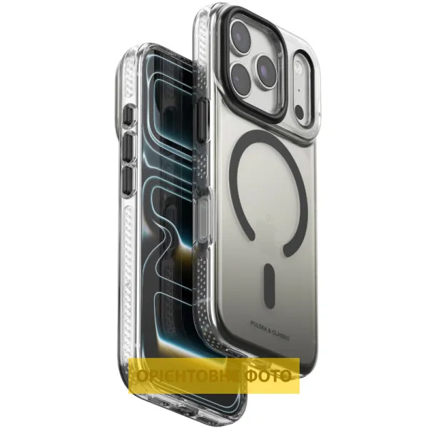 Чохол TPU+PC Puloka Resplendent with Magnetic Fit для Apple iPhone 15 (6.1") — Чорний Чохол TPU+PC Puloka Resplendent with Magnetic Fit для Apple iPhone 15 (6.1") — Чорний