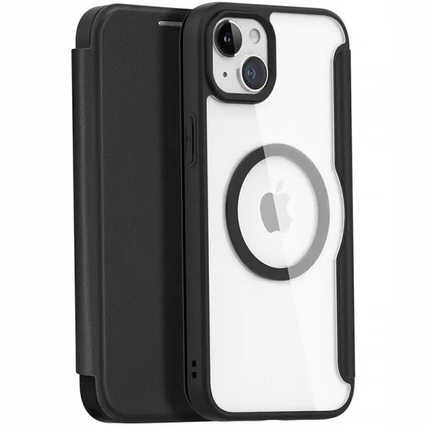 Чехол-книжка Dux Ducis Skin X Pro with Magnetic Fit для Apple iPhone 15 (6.1") — Черный — фото 1 Чехол-книжка Dux Ducis Skin X Pro with Magnetic Fit для Apple iPhone 15 (6.1") — Черный — фото 1
