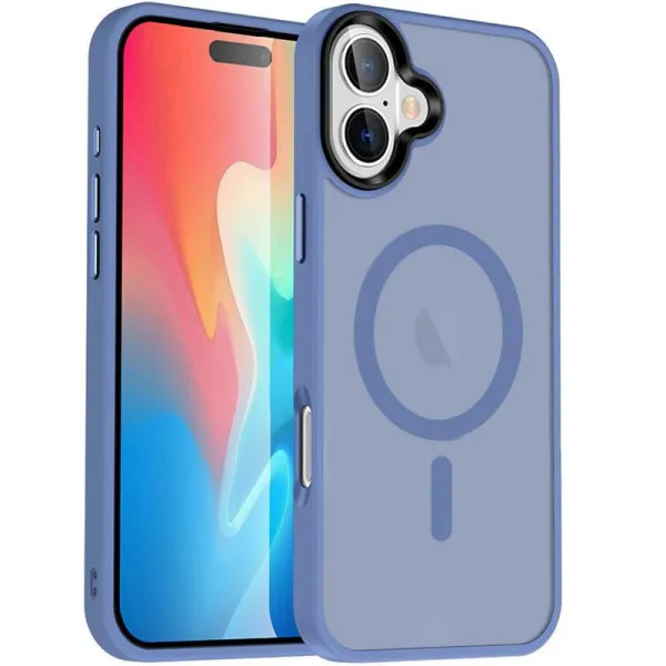 Чехол Ummi Colorful with Magnetic Fit для Apple iPhone 16 Plus (6.7") — Голубой Чехол Ummi Colorful with Magnetic Fit для Apple iPhone 16 Plus (6.7") — Голубой