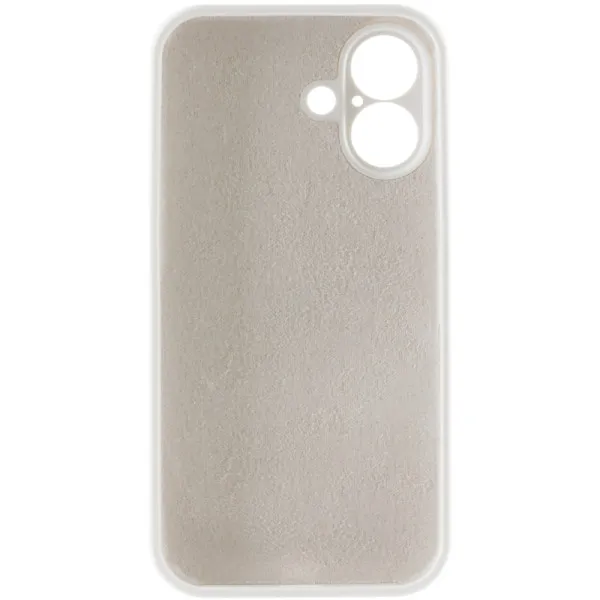 Чехол Silk Full Camera Protective (AA) NO LOGO для Apple iPhone 16 Plus (6.7") — Белый — фото 3 Чехол Silk Full Camera Protective (AA) NO LOGO для Apple iPhone 16 Plus (6.7") — Белый — фото 3