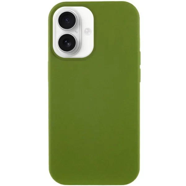 Чехол Silk Full Protective (AA) NO LOGO для Apple iPhone 16 Plus (6.7") — Зеленый — фото 2 Чехол Silk Full Protective (AA) NO LOGO для Apple iPhone 16 Plus (6.7") — Зеленый — фото 2