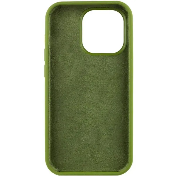 Чехол Silk Full Protective (AA) NO LOGO для Apple iPhone 16 Plus (6.7") — Зеленый — фото 3 Чехол Silk Full Protective (AA) NO LOGO для Apple iPhone 16 Plus (6.7") — Зеленый — фото 3