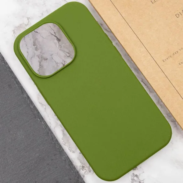Чехол Silk Full Protective (AA) NO LOGO для Apple iPhone 16 Plus (6.7") — Зеленый — фото 4 Чехол Silk Full Protective (AA) NO LOGO для Apple iPhone 16 Plus (6.7") — Зеленый — фото 4