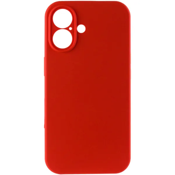 Чехол Silk Full Camera Protective (AA) NO LOGO для Apple iPhone 16 Plus (6.7") — Красный — фото 3 Чехол Silk Full Camera Protective (AA) NO LOGO для Apple iPhone 16 Plus (6.7") — Красный — фото 3