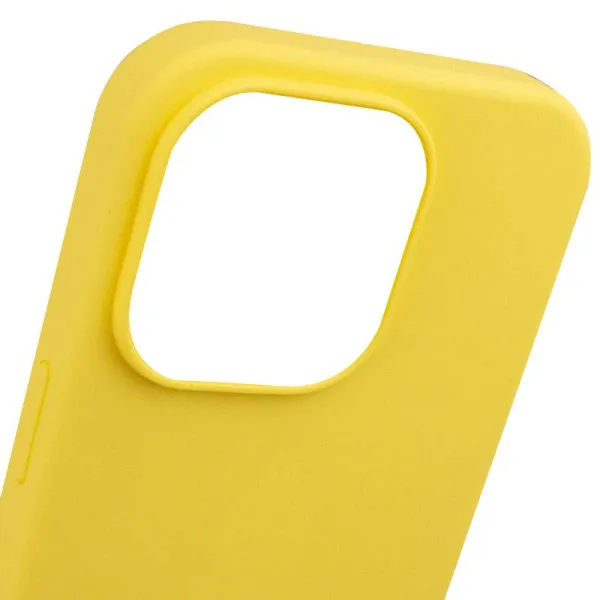 Чехол Silk Full Protective (AA) NO LOGO для Apple iPhone 16 Plus (6.7") — Желтый — фото 3 Чехол Silk Full Protective (AA) NO LOGO для Apple iPhone 16 Plus (6.7") — Желтый — фото 3