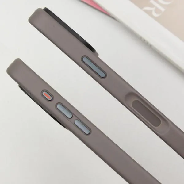 TPU+PC чохол Metal Buttons для Apple iPhone 16 Pro Max (6.9") — Сірий — фото 2 TPU+PC чохол Metal Buttons для Apple iPhone 16 Pro Max (6.9") — Сірий — фото 2