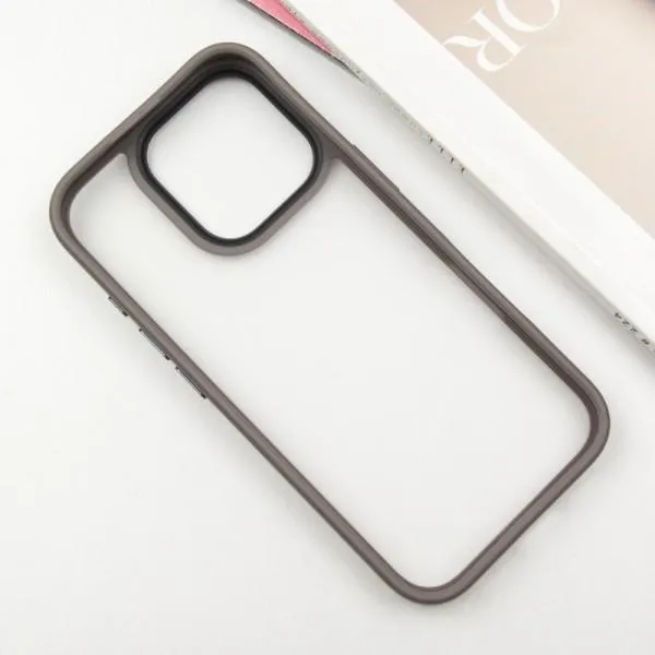 TPU+PC чохол Metal Buttons для Apple iPhone 16 Pro Max (6.9") — Сірий — фото 4 TPU+PC чохол Metal Buttons для Apple iPhone 16 Pro Max (6.9") — Сірий — фото 4