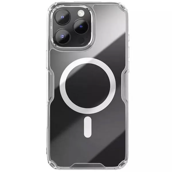 TPU чохол Nillkin Nature Pro Magnetic для Apple iPhone 16 Pro Max (6.9") — Прозорий — фото 2 TPU чохол Nillkin Nature Pro Magnetic для Apple iPhone 16 Pro Max (6.9") — Прозорий — фото 2