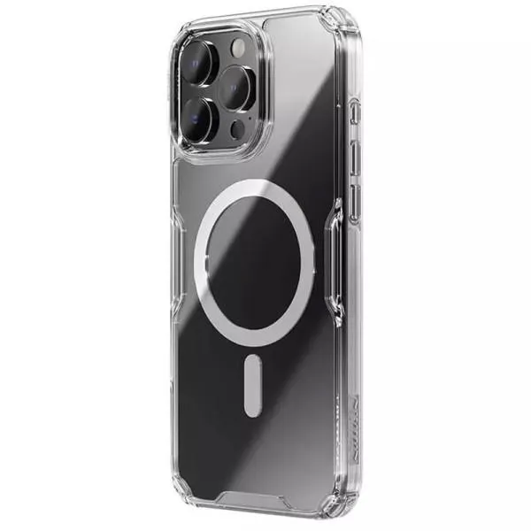 TPU чохол Nillkin Nature Pro Magnetic для Apple iPhone 16 Pro Max (6.9") — Прозорий — фото 3 TPU чохол Nillkin Nature Pro Magnetic для Apple iPhone 16 Pro Max (6.9") — Прозорий — фото 3