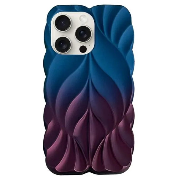 TPU чохол Leaf для Apple iPhone 16 Pro Max (6.9") — Темно-синій — фото 1 TPU чохол Leaf для Apple iPhone 16 Pro Max (6.9") — Темно-синій — фото 1