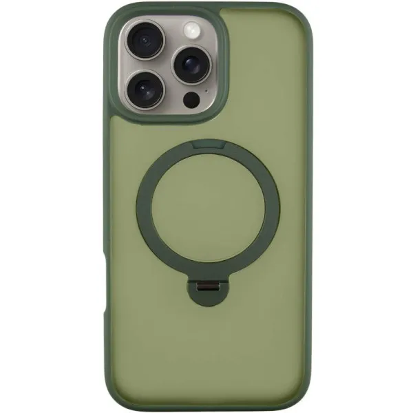 Чохол Ummi Colorful with Magnetic Fit HQ Ring для Apple iPhone 16 Pro Max (6.9") — Зелений — фото 1 Чохол Ummi Colorful with Magnetic Fit HQ Ring для Apple iPhone 16 Pro Max (6.9") — Зелений — фото 1