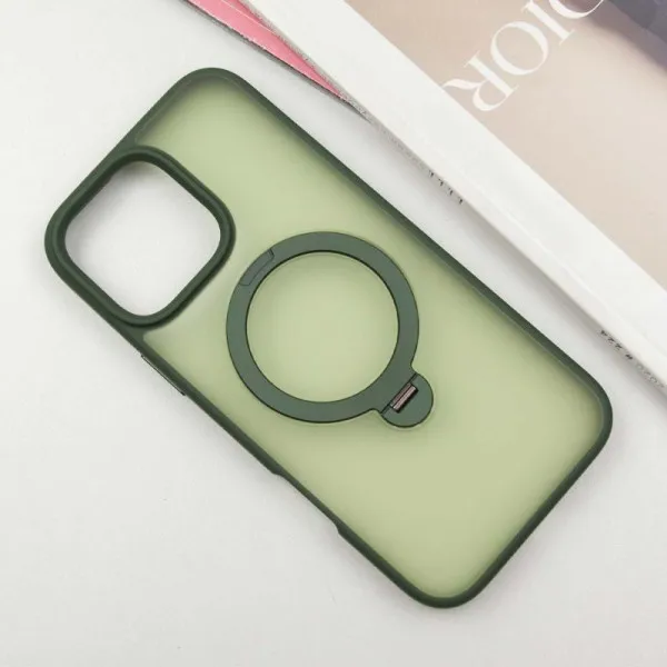 Чохол Ummi Colorful with Magnetic Fit HQ Ring для Apple iPhone 16 Pro Max (6.9") — Зелений — фото 2 Чохол Ummi Colorful with Magnetic Fit HQ Ring для Apple iPhone 16 Pro Max (6.9") — Зелений — фото 2