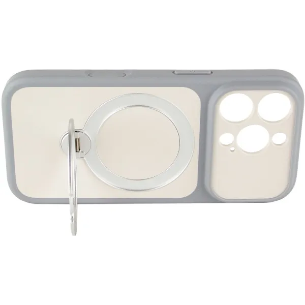 Чохол Ummi Full Camera with Magnetic Fit HQ Ring для Apple iPhone 16 Pro Max (6.9") — Сірий — фото 4 Чохол Ummi Full Camera with Magnetic Fit HQ Ring для Apple iPhone 16 Pro Max (6.9") — Сірий — фото 4