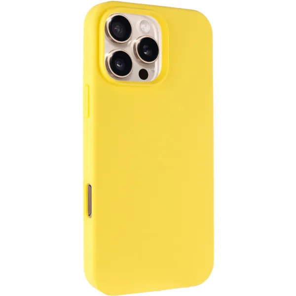 Чехол Silk Full Protective (AA) NO LOGO для Apple iPhone 16 Pro Max (6.9") — Желтый — фото 1 Чехол Silk Full Protective (AA) NO LOGO для Apple iPhone 16 Pro Max (6.9") — Желтый — фото 1