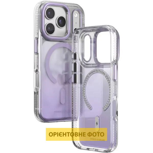 Чохол TPU+PC Puloka Resplendent with Magnetic Fit для Apple iPhone 16 Pro Max (6.9") — Фіолетовий — фото 2 Чохол TPU+PC Puloka Resplendent with Magnetic Fit для Apple iPhone 16 Pro Max (6.9") — Фіолетовий — фото 2