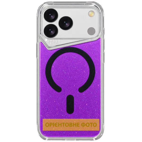 Чохол TPU+PC Gear4 Crystal Palace Shine with Magnetic Fit для Apple iPhone 16 Pro Max (6.9") — Фіолетовий Чохол TPU+PC Gear4 Crystal Palace Shine with Magnetic Fit для Apple iPhone 16 Pro Max (6.9") — Фіолетовий