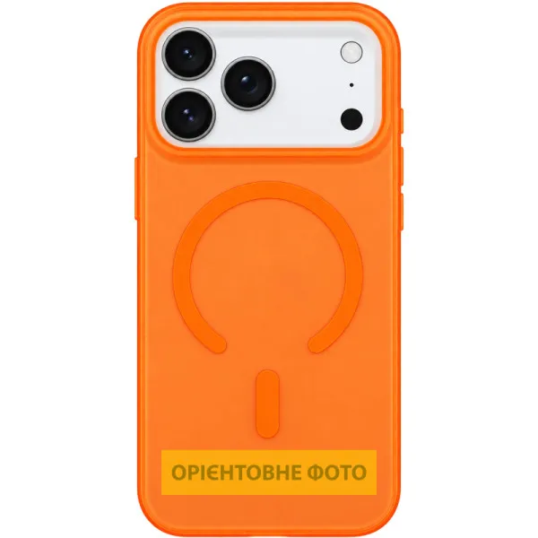 Чохол PC Matte Color with Magnetic Fit для Apple iPhone 16 Pro Max (6.9") — Помаранчевий Чохол PC Matte Color with Magnetic Fit для Apple iPhone 16 Pro Max (6.9") — Помаранчевий