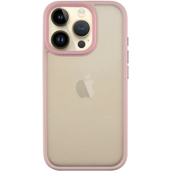 TPU+PC чехол Metal Buttons для Apple iPhone 16 Pro Max (6.9") — Розовый — фото 1 TPU+PC чехол Metal Buttons для Apple iPhone 16 Pro Max (6.9") — Розовый — фото 1