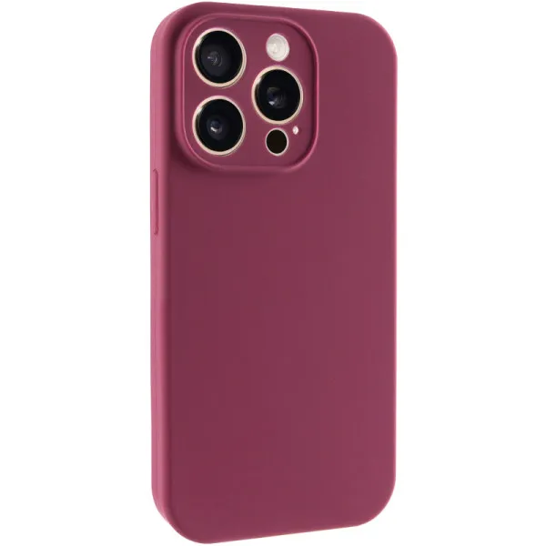 Чехол Silk Full Camera (AA) NO LOGO with Magnetic Fit для Apple iPhone 16 Pro Max (6.9") — Бордовый — фото 2 Чехол Silk Full Camera (AA) NO LOGO with Magnetic Fit для Apple iPhone 16 Pro Max (6.9") — Бордовый — фото 2
