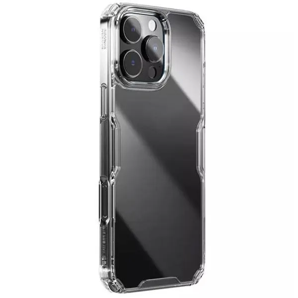 TPU чехол Nillkin Nature Pro Series для Apple iPhone 16 Pro (6.3") — Прозрачный — фото 3 TPU чехол Nillkin Nature Pro Series для Apple iPhone 16 Pro (6.3") — Прозрачный — фото 3