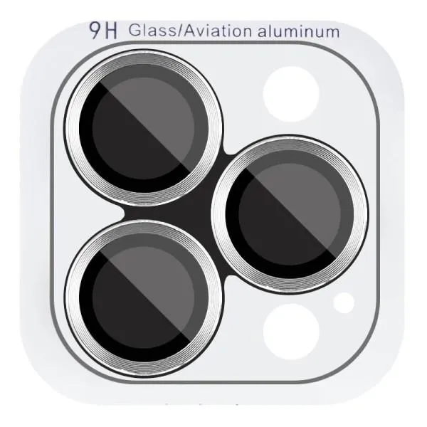 Защитное стекло Metal Classic на камеру (в упак.) для Apple iPhone 16 Pro (6.3") / 16 Pro Max (6.9") — Серебряный — фото 1 Защитное стекло Metal Classic на камеру (в упак.) для Apple iPhone 16 Pro (6.3") / 16 Pro Max (6.9") — Серебряный — фото 1