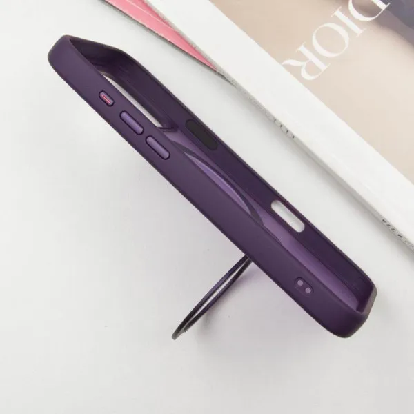 Чехол Ummi Colorful with Magnetic Fit HQ Ring для Apple iPhone 16 Pro (6.3") — Фиолетовый — фото 5